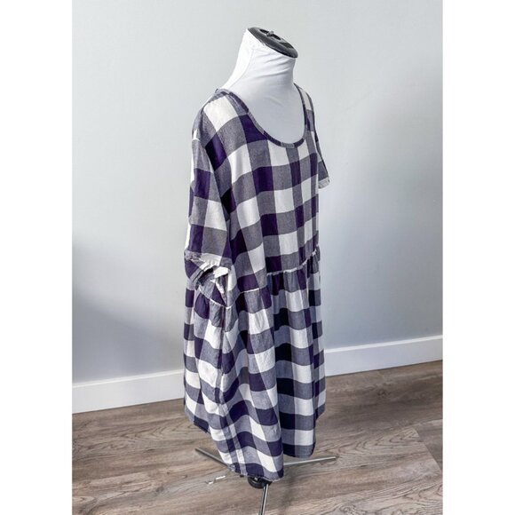 Evy's Tree The Joanne Navy Plaid Dress - Picture 6 of 10
